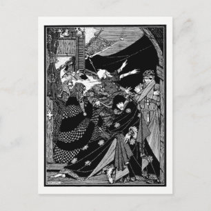 Carte Postale Les contes de Poe sur le mystère et l'imagination