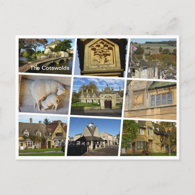 Carte Postale Les Cotswolds (Devant)