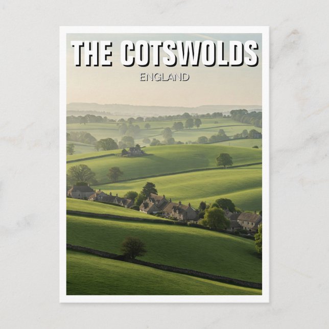 Carte Postale Les Cotswolds Angleterre Travel (Devant)