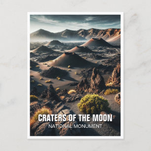 Carte Postale Les cratères de l'Idaho du Monument National de la
