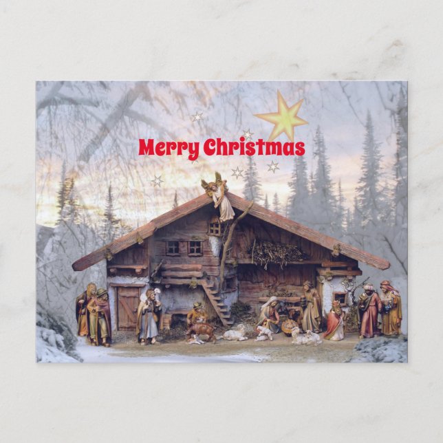 Carte Postale Les crèches de Noël (Devant)