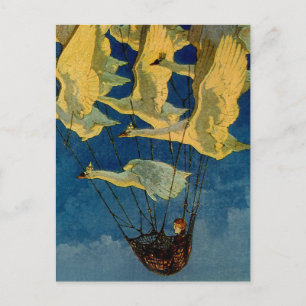 Carte Postale "Les cygnes sauvages" par Harry Rountree