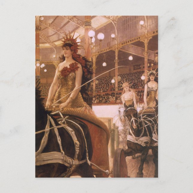 Carte Postale Les dames des voitures (alias Circus) de James Tis (Devant)