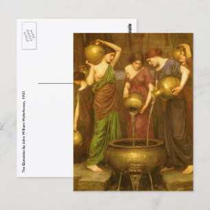 Carte Postale Les Danaïdes par John William Waterhouse