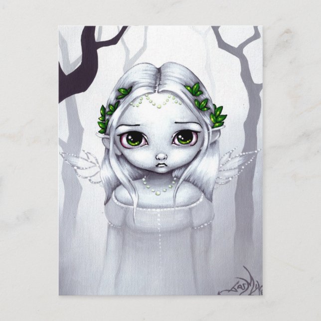 Carte postale "Les Derniers Feuilles" (Devant)