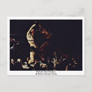 Carte Postale Les Deux Membres Du Club Par Bellows George Wesley