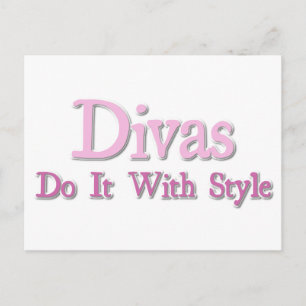 Carte Postale Les Divas Le Font Avec Style