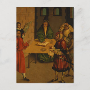 Carte Postale Les Dix Commandements, 1516