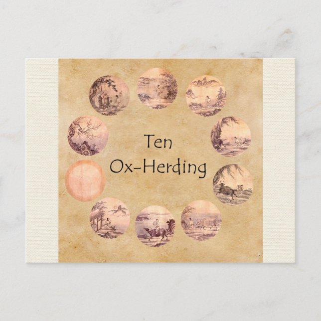 Carte Postale Les Dix images d'Oxherding (Devant)