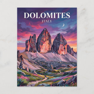 Carte Postale Les Dolomites Italie