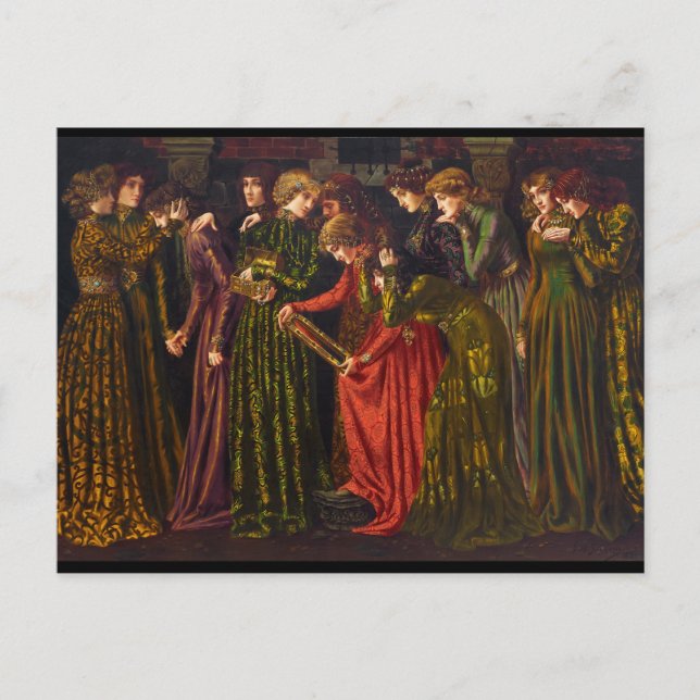 Carte Postale Les douze princesses dansantes de Gustave Stevens (Devant)