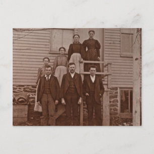 Carte Postale Les enfants de John & Mary Rupp vers 1875