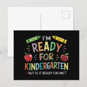 Carte Postale Les Enfants Première Journée De La Maternelle Amus