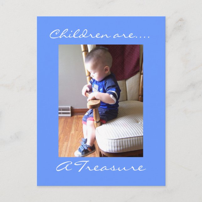 Carte Postale Les enfants sont..., un trésor (Devant)