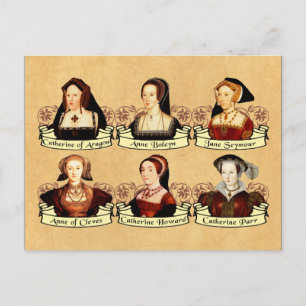 Carte Postale Les épouses SIx de Henri VIII Classic