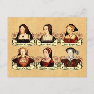 Carte Postale Les épouses SIx de Henri VIII Classic