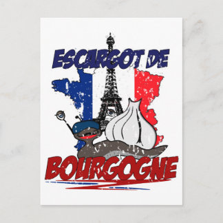 Carte Postale Les escargots