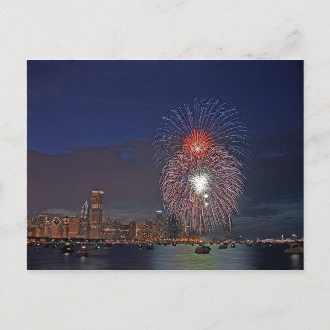 Carte Postale Les Etats-Unis, l'Illinois, Chicago, quatrième des (Devant)