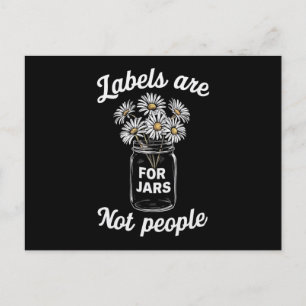 Carte Postale Les étiquettes Sont Pour Les Jarres Pas Les Gens F