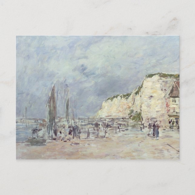 Carte Postale Les falaises de Dieppe et le Petit Paris (Devant)