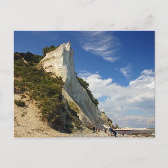 Carte Postale Les Falaises De Mon Seeland, Danemark (Devant)