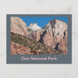 Carte Postale Les falaises du parc national de Zion
