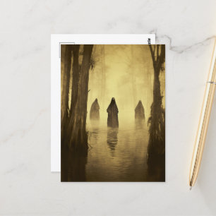 Carte Postale Les fantômes dans le marais