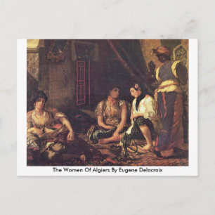Carte Postale Les Femmes D'Alger Par Eugene Delacroix
