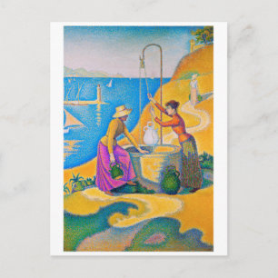 Carte Postale Les femmes dans le puits, Signac