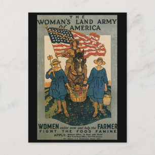 Carte Postale Les femmes participent à la Seconde Guerre mondial