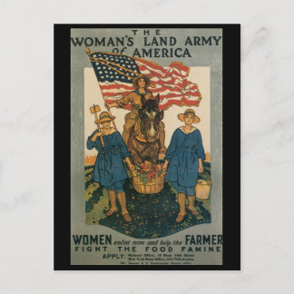 Carte Postale Les femmes participent à la Seconde Guerre mondial