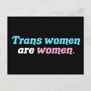 Carte Postale Les femmes trans sont des femmes