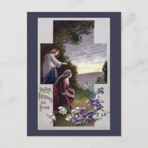 Carte Postale Les femmes voient trois croix sur le calvaire