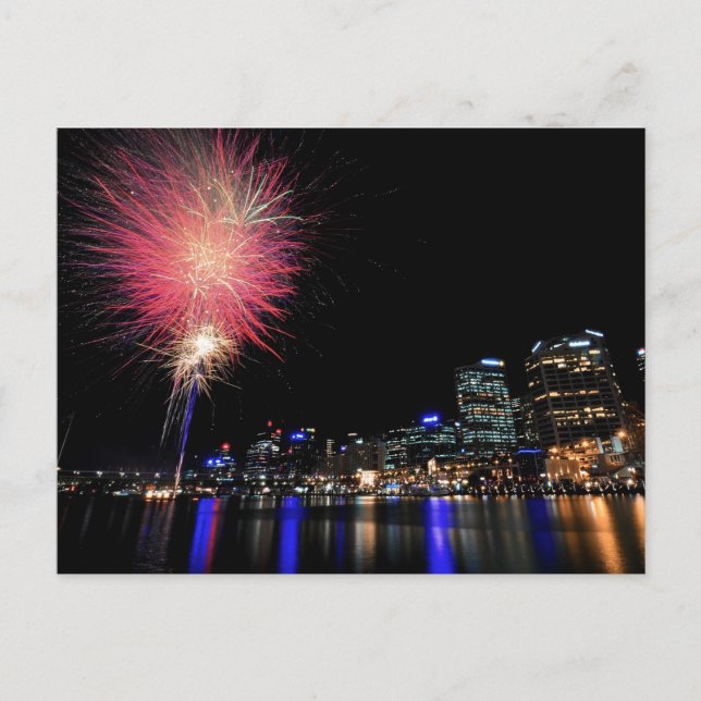 Carte Postale Les feux d'artifice de Sydney (Devant)