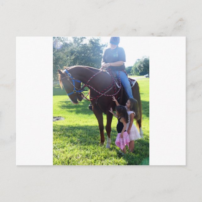 Carte Postale Les filles de pony (Devant)