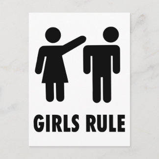 Carte Postale Les filles règnent