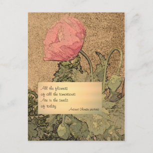 Carte Postale Les fleurs de demain