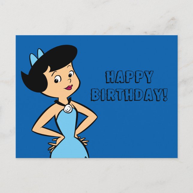 Carte Postale Les Flintstones | Betty Rubble (Devant)