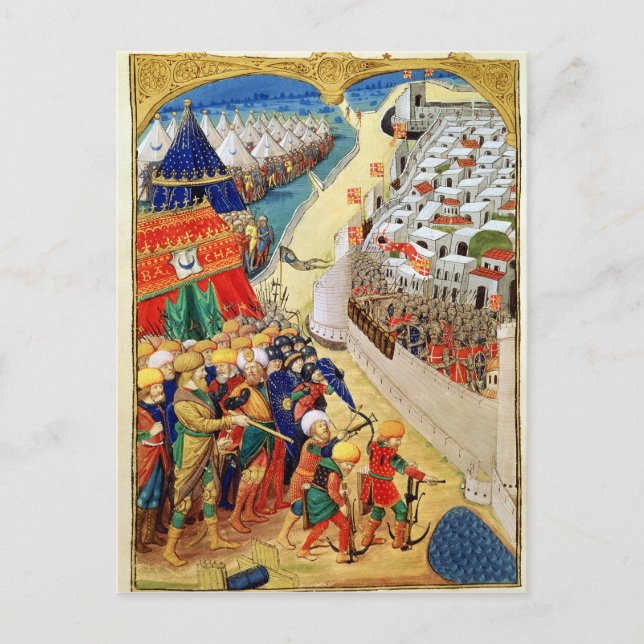 Carte Postale Les forces turques se préparent à la bataille (Devant)
