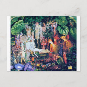 Carte Postale Les funérailles de la fée, John Anster Fitzgerald
