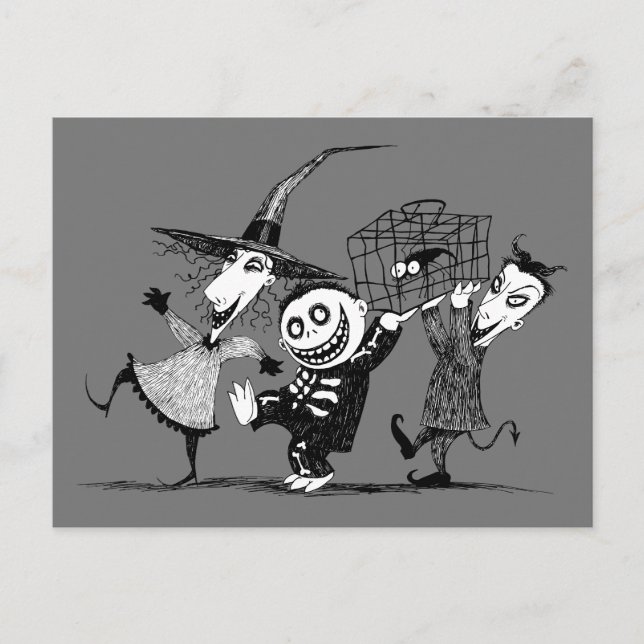 Carte Postale Les Garçons d'Oogie | Lock, Shock & Barrel (Devant)