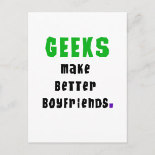 Carte Postale Les geeks font de meilleurs amis