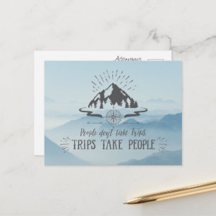 Carte Postale Les gens ne font pas de voyages