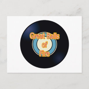 Carte Postale Les grandes boules de feu frappent Chanson Titres