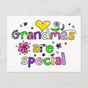 Carte Postale Les grands-mères sont spéciaux