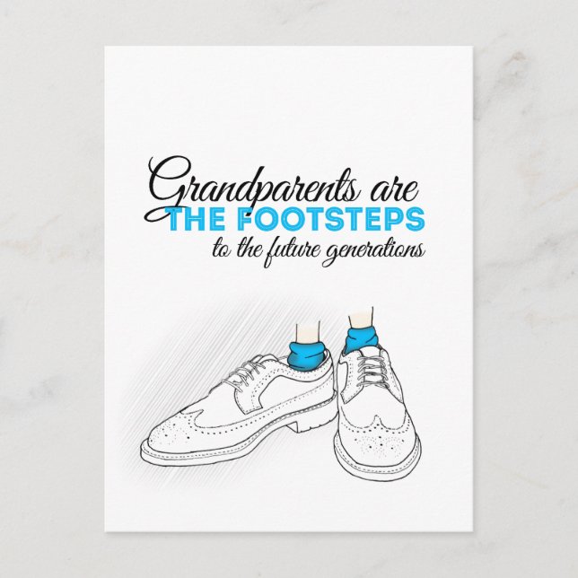Carte Postale Les Grands Parents (Devant)