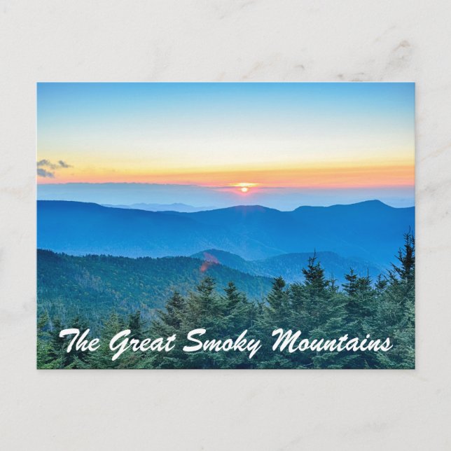 Carte Postale Les Grands Smoky Mountains (Devant)
