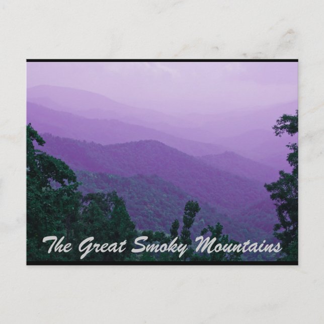 Carte Postale Les Grands Smoky Mountains (Devant)