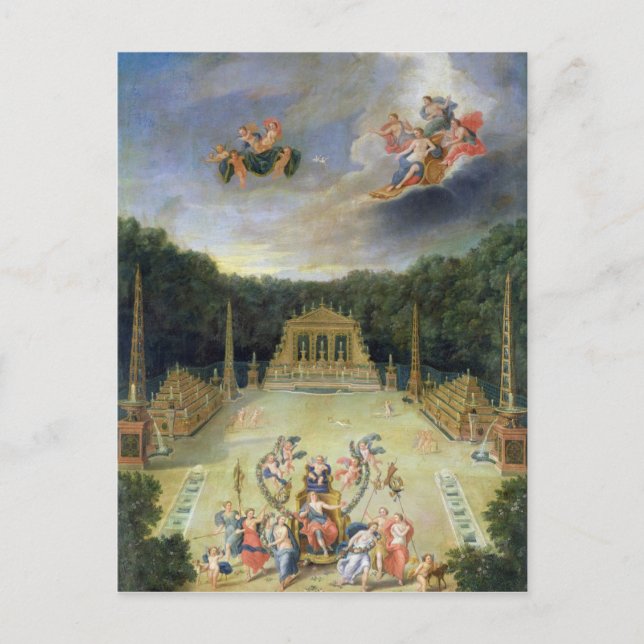 Carte Postale Les Groves de Versailles. L'Arc de Triomphe (Devant)