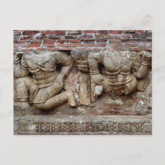 Carte Postale Les guerriers thaïlandais endommagés